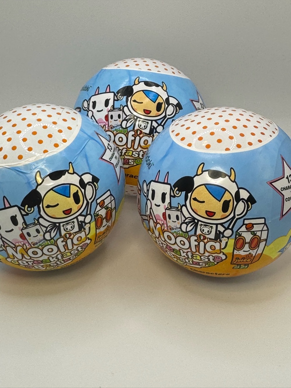 3X Tokidoki Moofia Breakfast Besties Sealed Surprise Ball